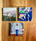 Custom Photo Magnets  2x2 - Set of 3