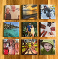 Custom Photo Magnets  2x2 - Set of 9